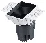 quadratische rahmenlose Downlights