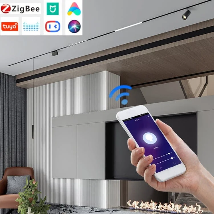 Smarte Magnetschiene mit Zigbee-Gateway und Tuya