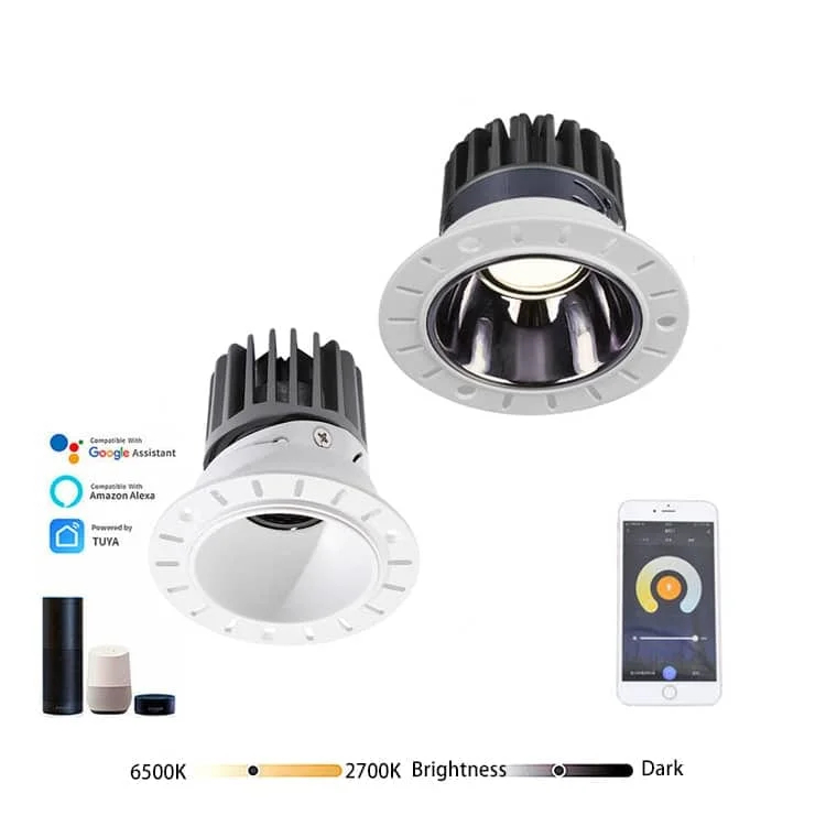 Intelligente rahmenlose Downlights