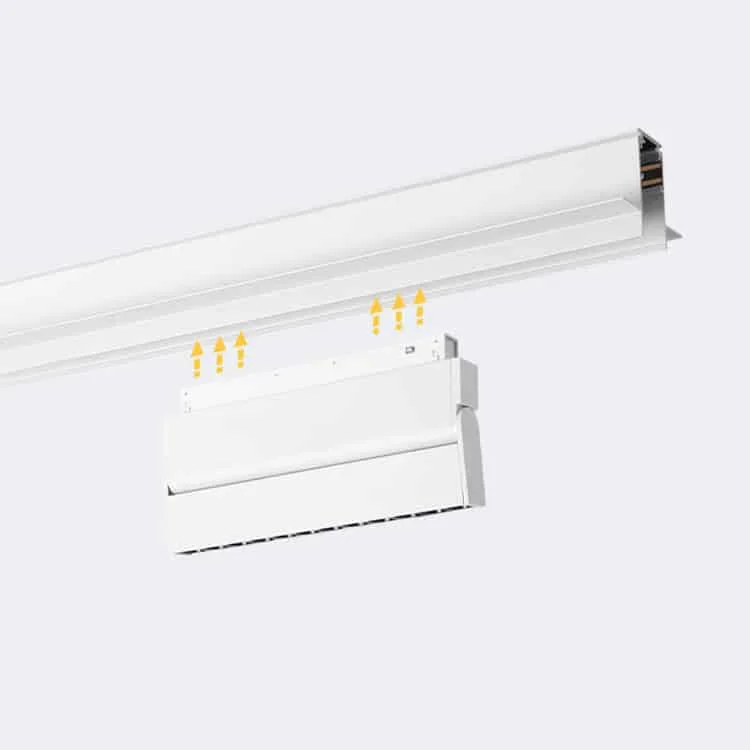 Weißer klappbarer Magnetstrahler