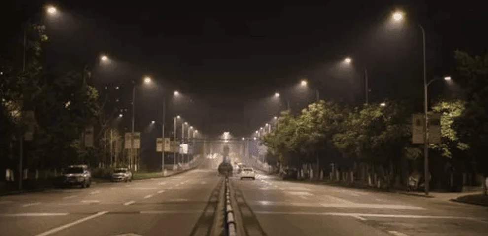 Farbtemperatur einer LED-Straßenleuchte 1