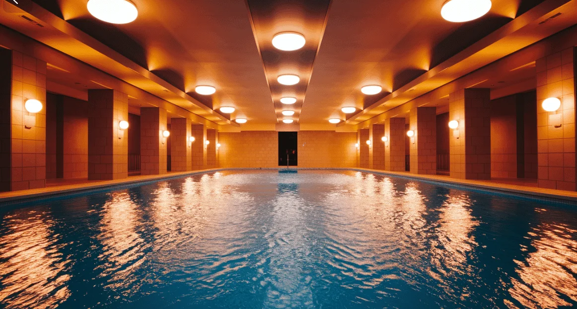 Hallenbadbeleuchtung