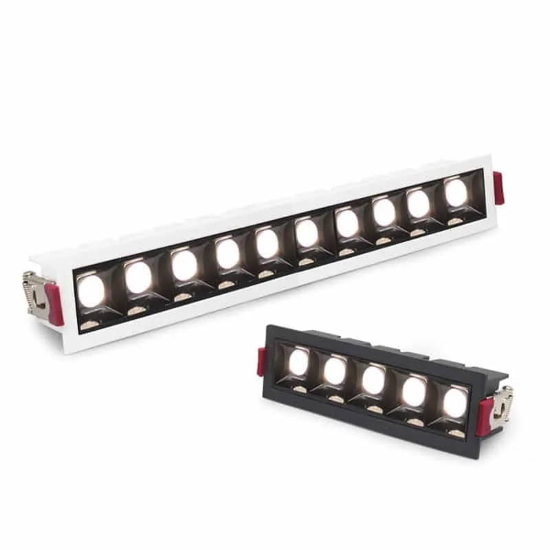 Starre oder schwenkbare Aluminium-Linien-Downlights