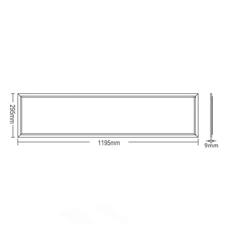 Flaches LED-Panel 1x4