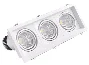 Dreifach-Einbaudownlight