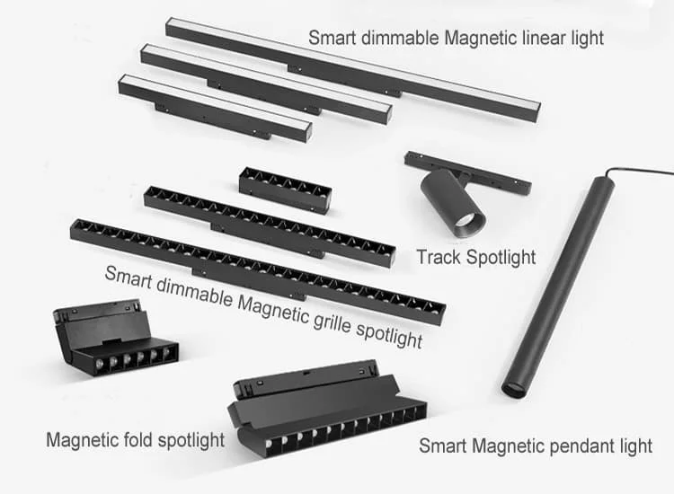Intelligente dimmbare Magnetschienenleuchten