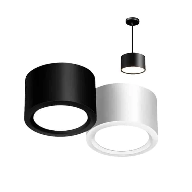 Aufbau-Downlight mit optionaler Notlichtfunktion