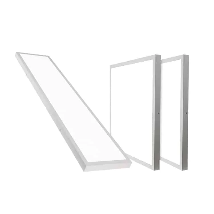 Direkt beleuchtete LED-Panels mit Aufbaurahmen