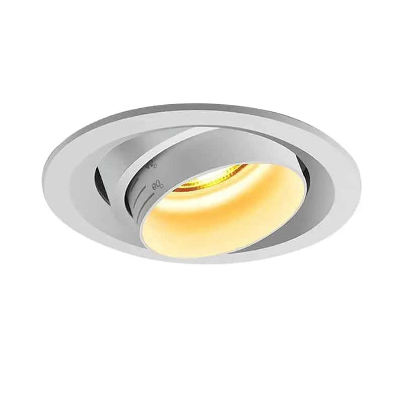 Einbaustrahler mit Zoom von 15° bis 60°