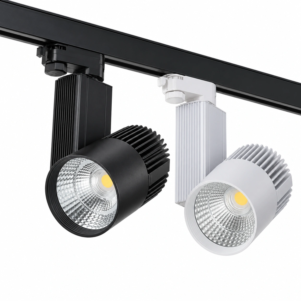 LED-Stromschienenstrahler mit 0-10V-Dimmung