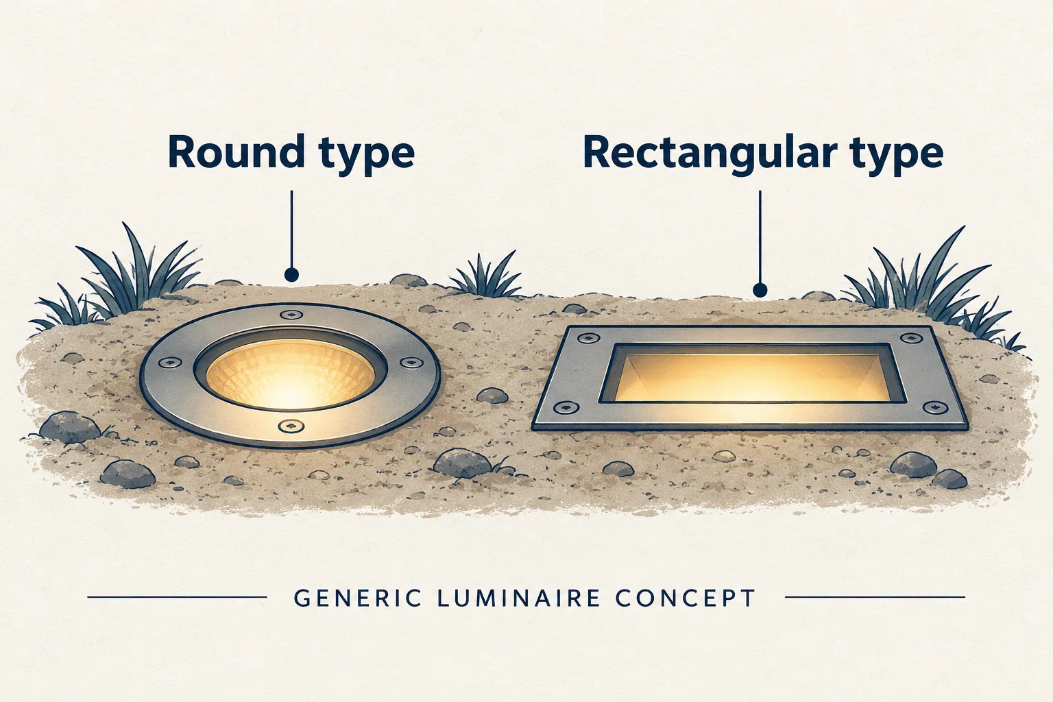 generic inground luminaire type concepts